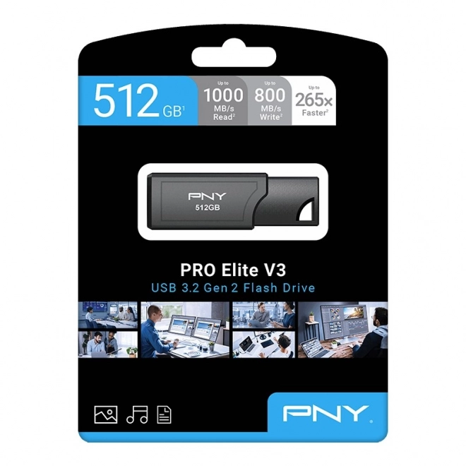 USB kľúč PNY Pro Elite V3 512GB