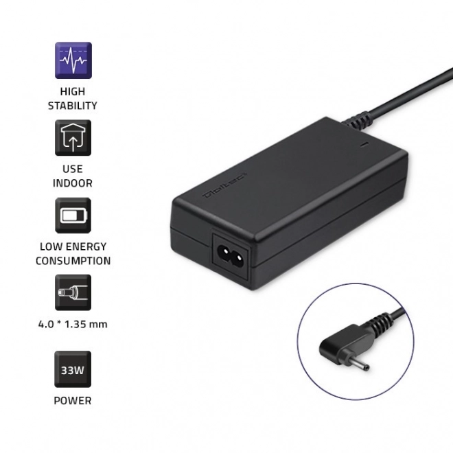 Adaptér Qoltec pre notebooky Asus