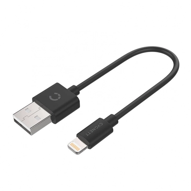 Kábel USB na Lightning 12W 0,1 m čierny