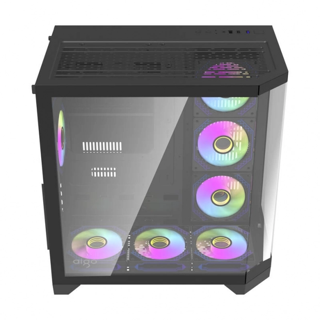 Počítačová skriňa Darkflash s 7 ventilátormi aRGB