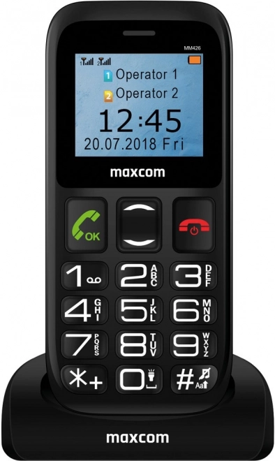 Jednoduchý telefón Maxcom s dvoma SIM