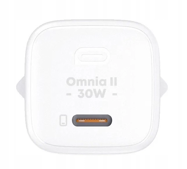 Biela USB-C GaN Nabíjačka Omnia 30W