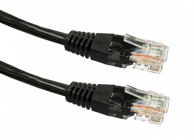 Patchcord sieťový kábel kategórie 6 RJ45 UTP 5m čierny