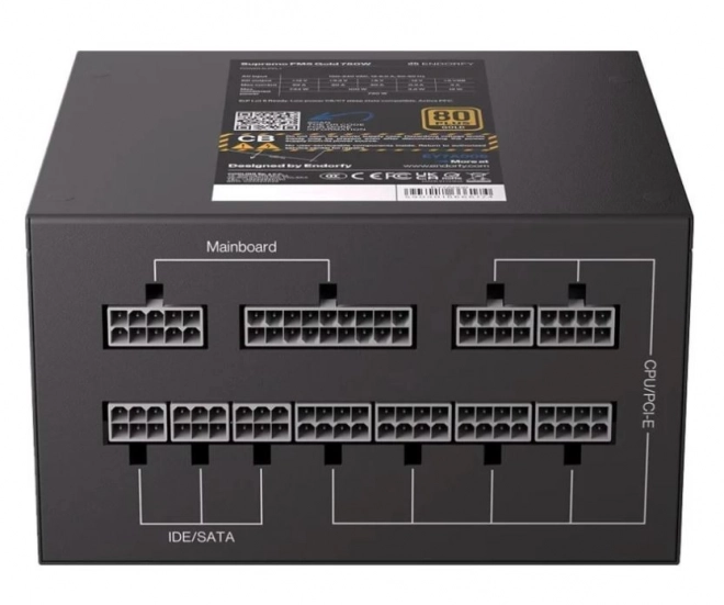 Zlatý napájací zdroj Supremo FM5 750W
