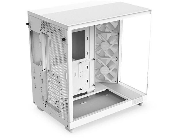 NZXT H6 Flow RGB Midi Tower s oknom biela
