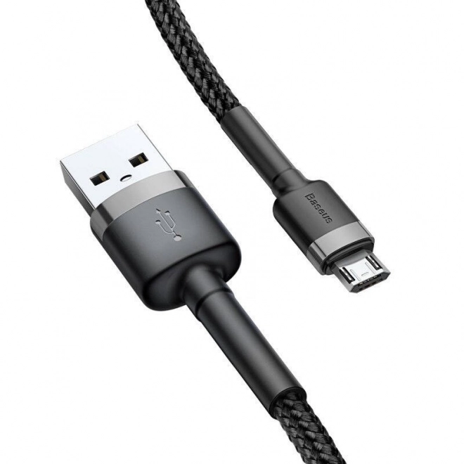 Kábel Baseus Cafule Micro USB šedo-čierny