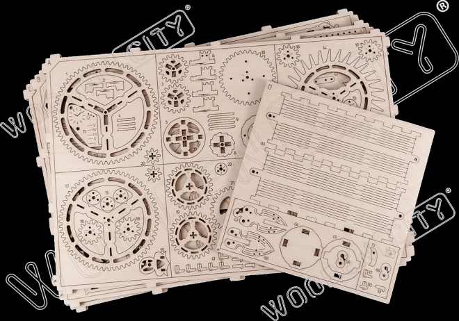 Drevené 3D puzzle Kráľovské hodiny