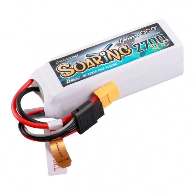 Gens Ace Soaring 2700mAh 14.8V 30C LiPo XT60