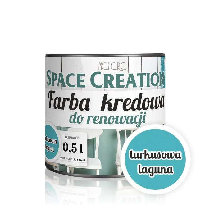 Farba do renowácie Space Creation Intense - tyrkysová lagúna