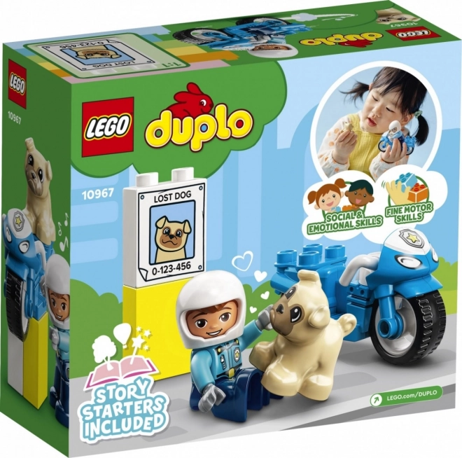 Policajná motorka LEGO DUPLO