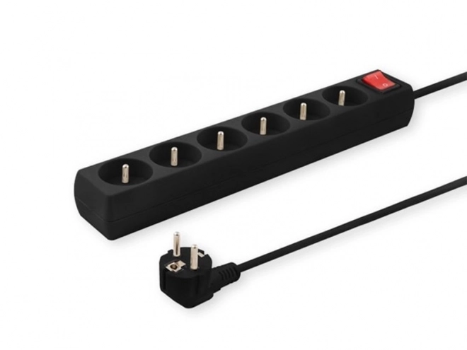 Elektrická zásuvková lišta 6 zdierok 5m Savio