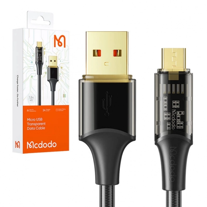 Kábel Micro USB Mcdodo 1,2 m čierny