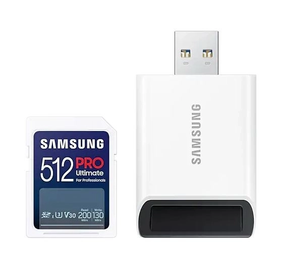 Karta pamäte SD Samsung Pro Ultimate 512GB s čítačkou