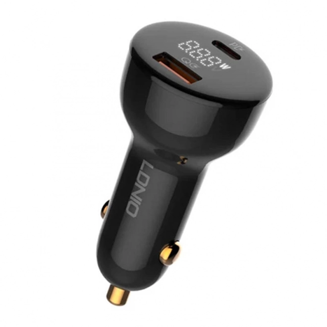 Nabíjačka do auta LDNIO USB + USB-C 100W