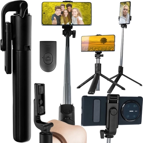 Selfie tyč a stolový statív 2v1 s Bluetooth a diaľkovým ovládaním