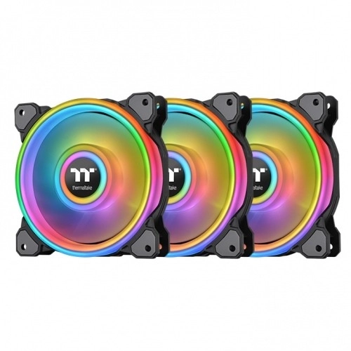 Ventilátor Riing Quad 12 RGB Radiator Fan TT Premium Edition 3 balenie
