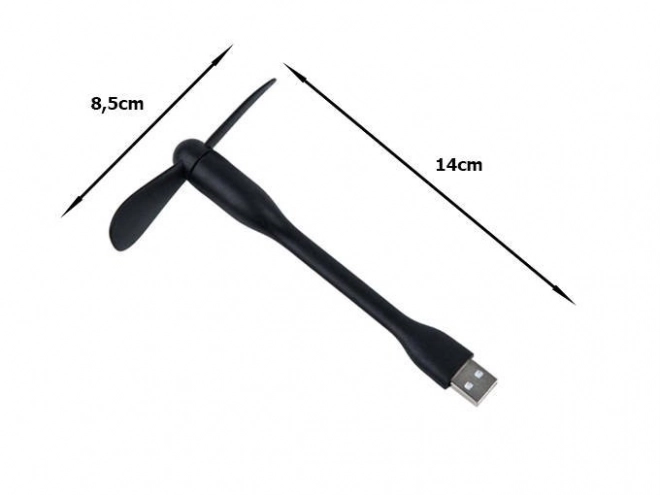 Silikónový USB ventilátor