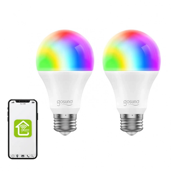 Inteligentná žiarovka WiFi RGB LED Gosund WB4 (2 kusy)