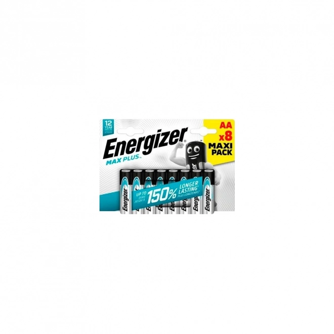 Alkalické batérie Energizer Max Plus AA 8 ks