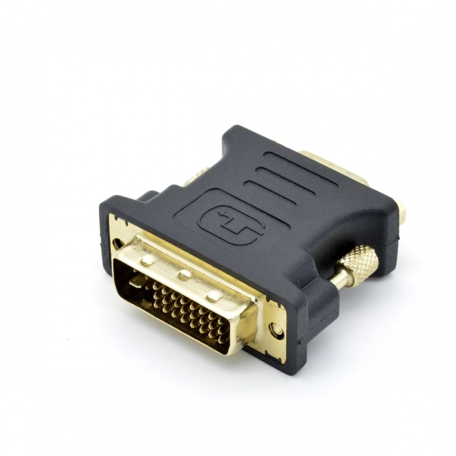 Adaptér DVI M - VGA F pozlátený