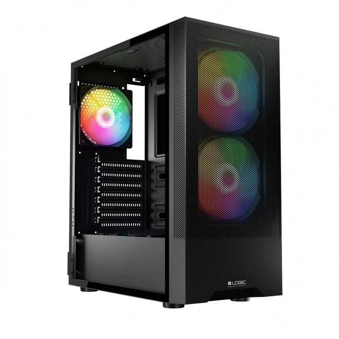 Skrinka Arya ARGB USB 3.0 Midi Tower čierna