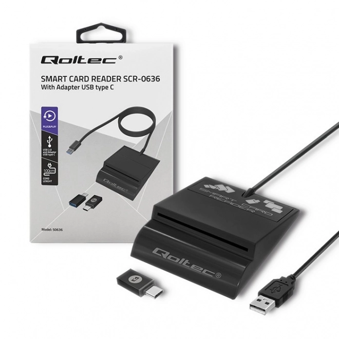 Inteligentná čítačka čipových kariet USB typu C