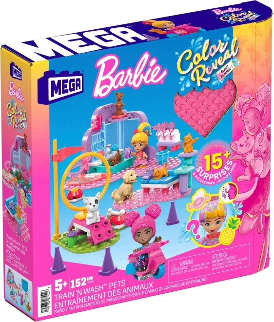 Mega Construx Barbie Color Reveal Trénuj a pečuj o mazlíčky