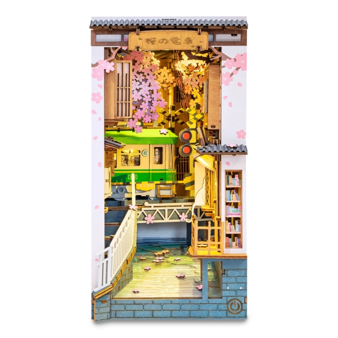 Zarážka na knihy miniatúra domčeka Sakurová ulička