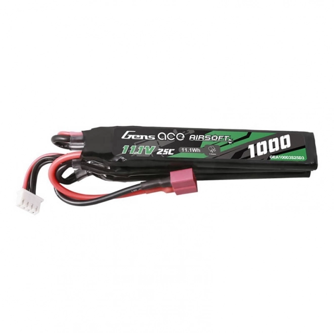 Lipo batéria Gens Ace 1000mAh 11.1V pre airsoft