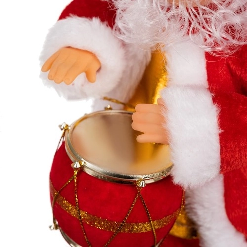 Hrajúca a spievajúca figúrka Santa Clausa 30 cm