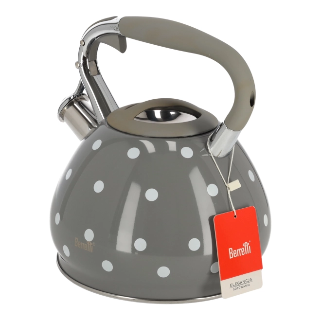Šedá varná kanvica s objemom 3 litre