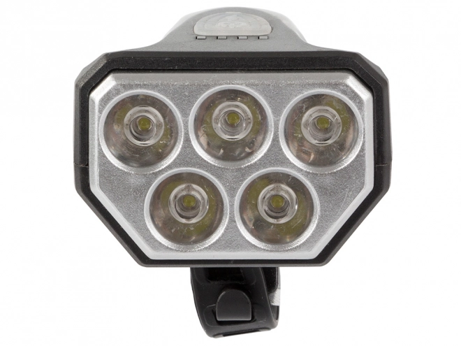 Predná cyklistická lampa 5 LED USB