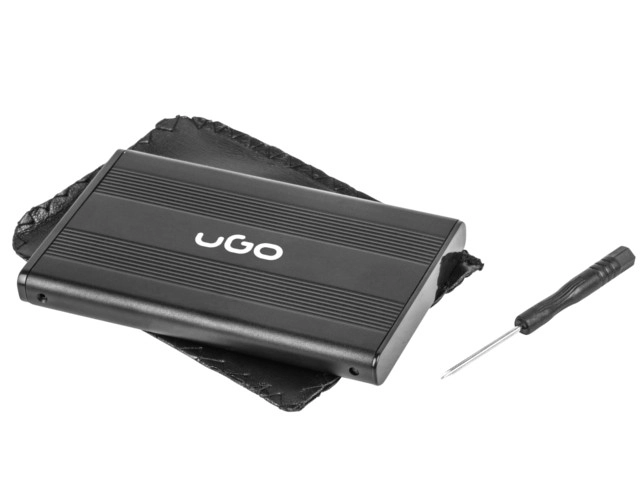 Externý hliníkový kryt UGO pre 2.5'' SATA HDD s USB 2.0