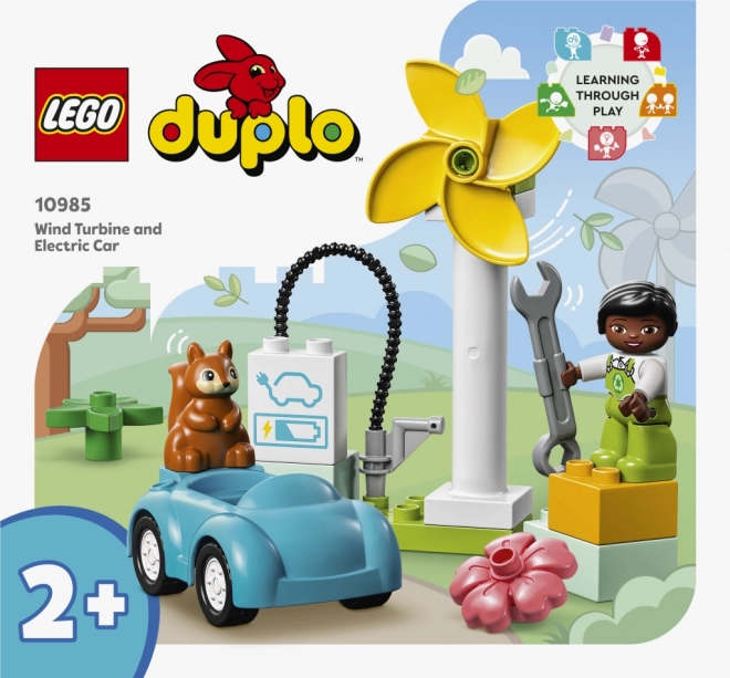 Lego Duplo Veterná turbína a elektromobil