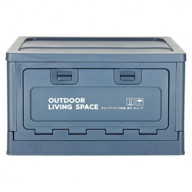 Campingová krabica - skladací box 25l modrá