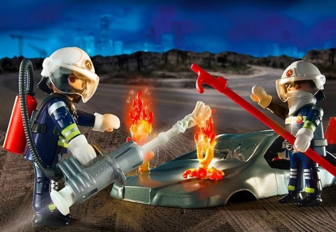 Playmobil City Action Cvičenie Požiarnej Stráže