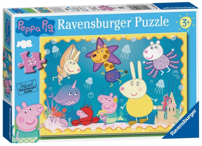 Puzzle Prasátko Peppa