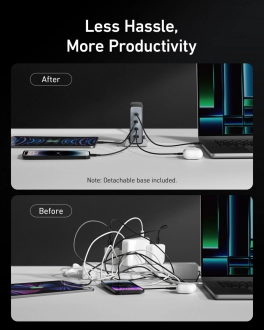 Nástenná nabíjačka Anker GaNPrime 240W USB-C x3 USB-A x1