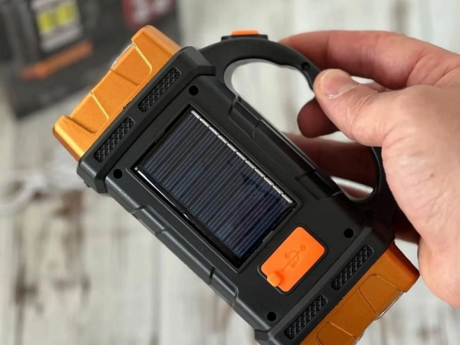 Prenosná solárna LED lampa s powerbankou