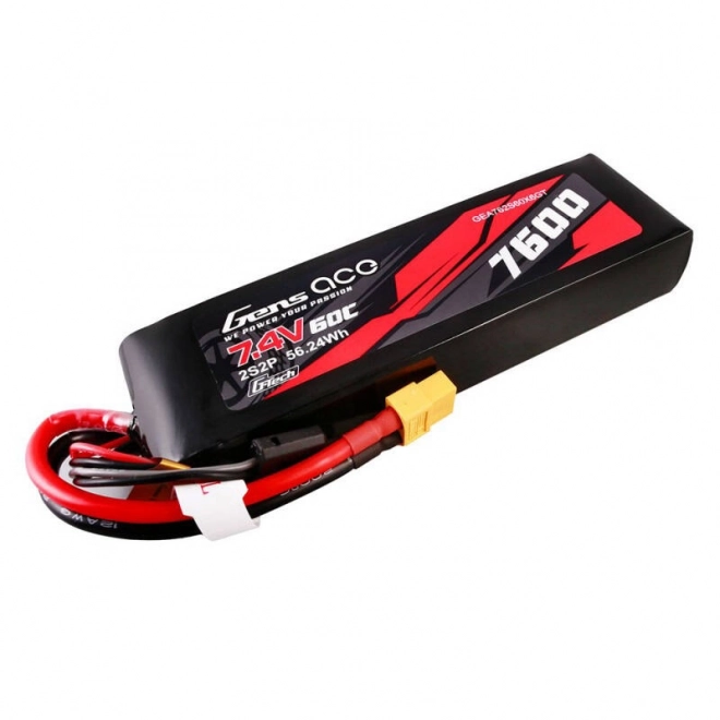 Gens Ace G-Tech 7600mAh 7.4V 60C 2S2P Lipo Batéria