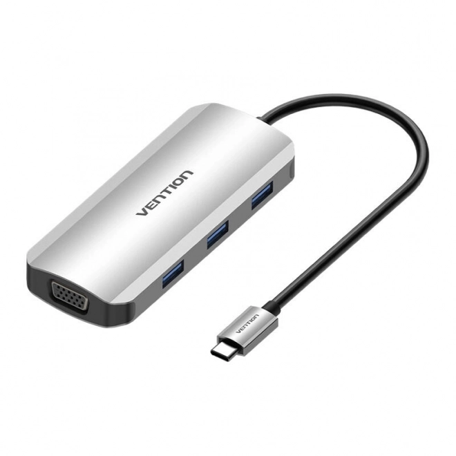 Dokovacia stanica USB-C na HDMI, VGA a USB od Vention