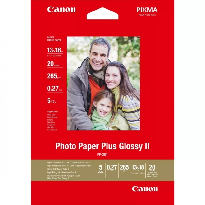 Canon lesklý fotopapier Plus II