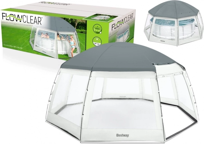 Altán pre bazén 600 × 600 × 295 cm Bestway