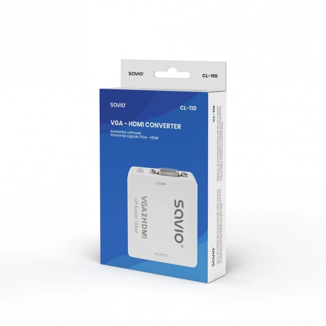 Konvertor VGA na HDMI Full HD 1080p 60 Hz