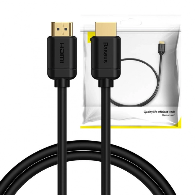 Baseus HDMI kábel 4K 60Hz 1m čierny