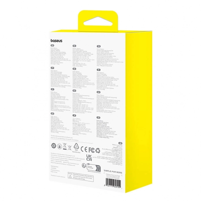 Powerbanka Baseus Airpow 20000mAh 20W (fialová)