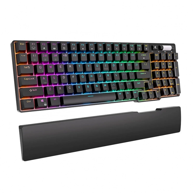 Bezdrôtová mechanická klávesnica Royal Kludge RK96 RGB s hnedým spínačom