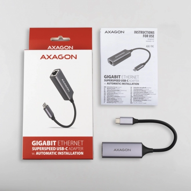 Vonkajší adaptér siete Gigabit Ethernet s USB-C