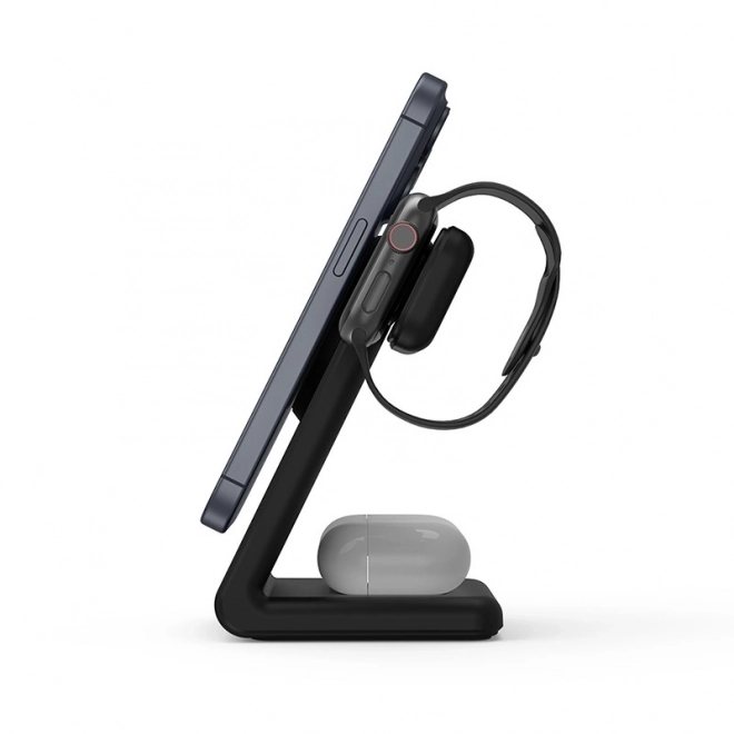 Bezdrôtová nabíjačka 3v1 s MagSafe pre iPhone, Apple Watch a AirPods