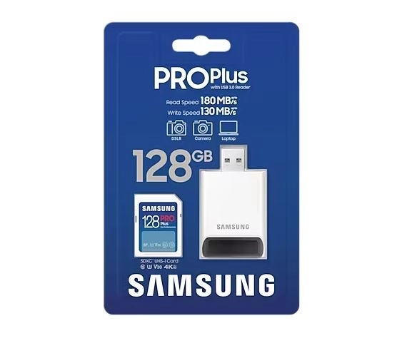 Pamäťová karta Samsung PRO Plus 128GB s čítačkou